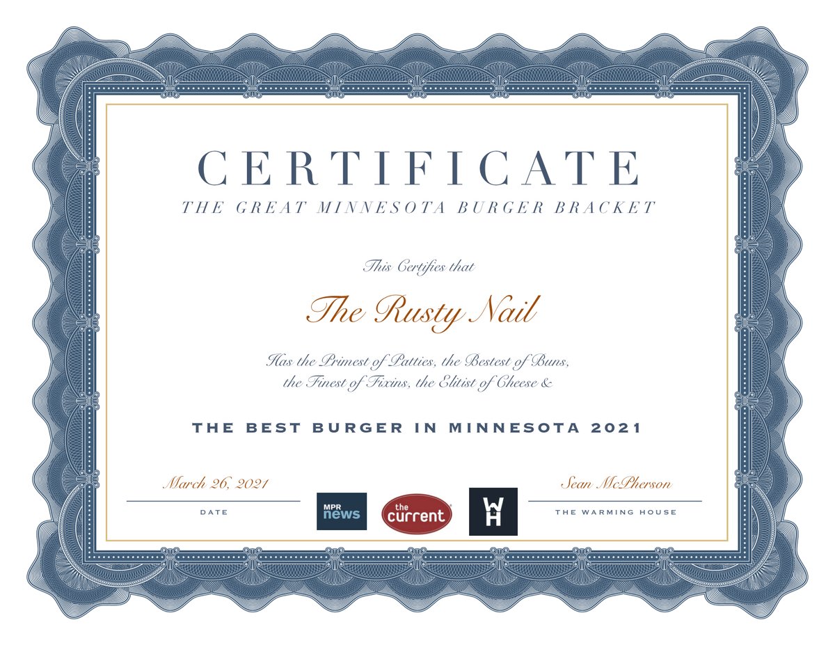 WarmingHouseMPR's tweet photo. AND THE WINNER IS....🍔🙌 @MPRnews https://t.co/olvMgRrUd5