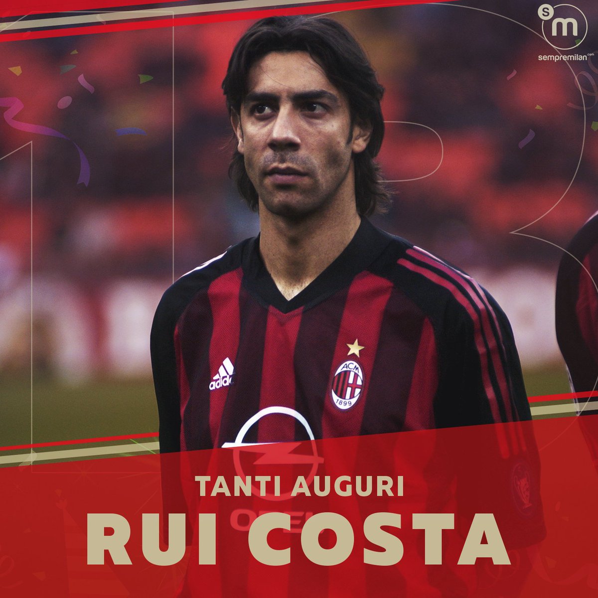SempreMilanCom's tweet photo. π Happy birthday to Rui Costa!
π The former #ACMilan playmaker turns 49 today...
π΅πΉ #AuguriRui π΄β« https://t.co/9kOcN10aZM