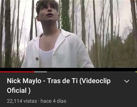 NickMayloUpdate's tweet photo. 📊 El videoclip de "Tras de ti" ya supera las 22.000 views en Youtube.

No dejéis de reproducir y compartir 👉https://t.co/qz87j3bNVj https://t.co/E5MKAjwwvS