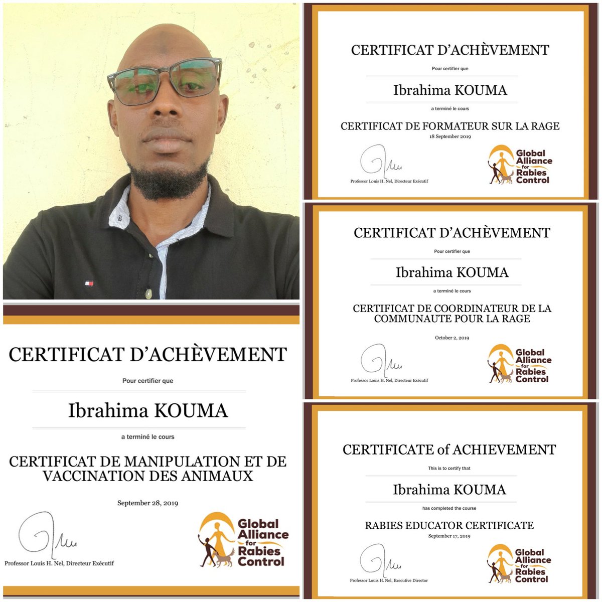 alkhalilkouma's tweet photo. I just joined FORCE and joined the global rabies community. I challenge you to become a Face of Rabies Control and Elimination too! Check out my post and all the others. https://t.co/spr8fIJ5E2
@RabiesAlliance @EndRabiesNow @RabiesFreeAFR
#FORCE #IAmCertified #EndRabiesNow https://t.co/3WIyjzhaeq