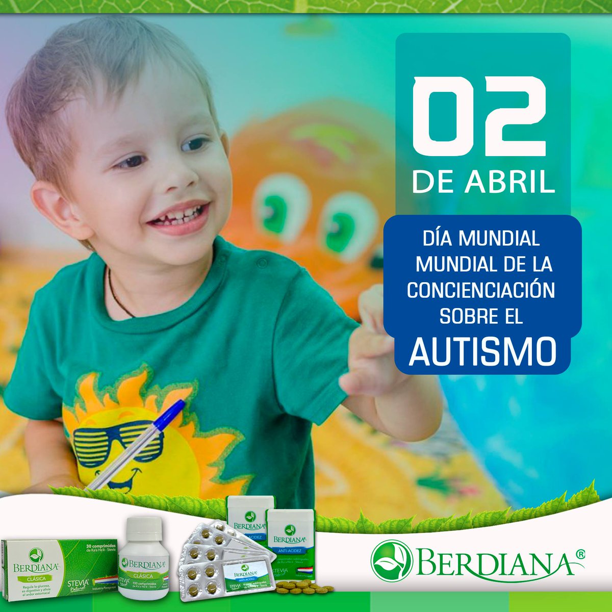 Berdiana_py's tweet photo. El 02 de Abril, es el "Día Mundial de Concienciación sobre el Autismo (TEA)".

No temas a las personas con Autismo, no te burles de ellas, no las niegues, acéptalas, abrázalas, respétalas y entonces sus habilidades brillarán.

ARTICULO
Autismo:  https://t.co/NNPHffFinL https://t.co/C796tQMRhm