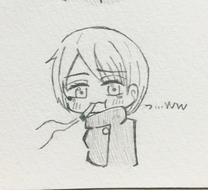 さしす組の笑い方講座☆
高専時代【 家入硝子 】ver＇

こんな感じに笑いそう😙
#家入硝子
#呪術廻戦好きさんと繋がりたい 
何気に描くの初めてやΣ( ˙꒳​˙  ) 