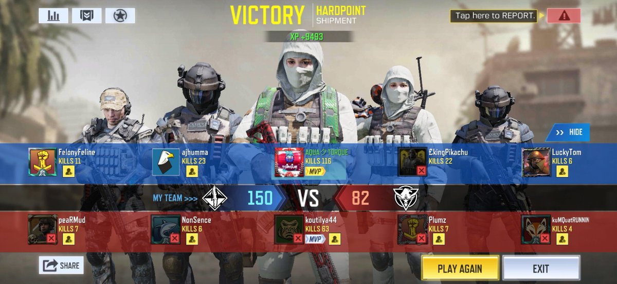 TheMuditsharma's tweet photo. Ab yeh karke dikhao 😁
#Multiplayermode
#Godlike #UltimateMVP
#CallofDutymobile #CallofDuty https://t.co/o3Gb5BmOH2
