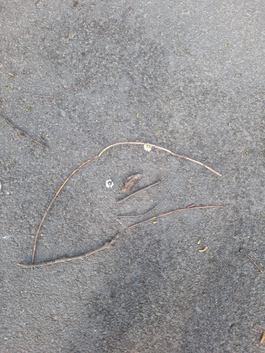 BoughtonHeath's tweet photo. Reception forest school- can you see what we have created ? #outdoorlearning #naturalobjects https://t.co/2zmvbvidTC