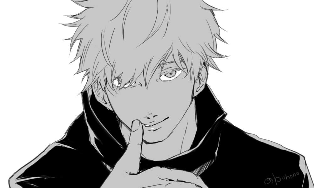 小説のごじょせんもうちと優しい感じのイメージなのに、いかんせん私がごじょ受派なので、攻描いたらめっちゃ攻顔になってしまったが悔いはない🥳 