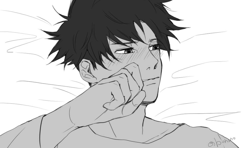 小説のごじょせんもうちと優しい感じのイメージなのに、いかんせん私がごじょ受派なので、攻描いたらめっちゃ攻顔になってしまったが悔いはない🥳 