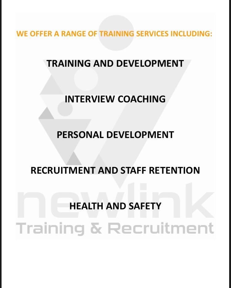 Our Diploma &amp; NVQ Courses range from levels 2-5 in Childcare/Health  Social Care/Business Administration and Management/Support Teaching and Learning/Functional Skills.
For more info, please contact via phone 0208 935 5945/0800 689 3193 or email enquiries@newlinktraining.com.