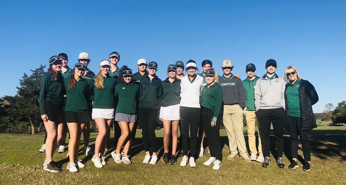 CantonHSgolf's tweet photo. It’s a great day for District golf. Good Luck Eagles! #CHSGolf https://t.co/E88nYoxOF5