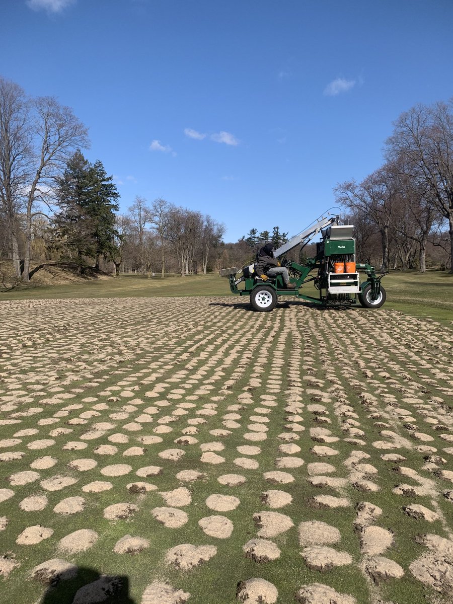 The most beneficial practice on our greens all year begins!
