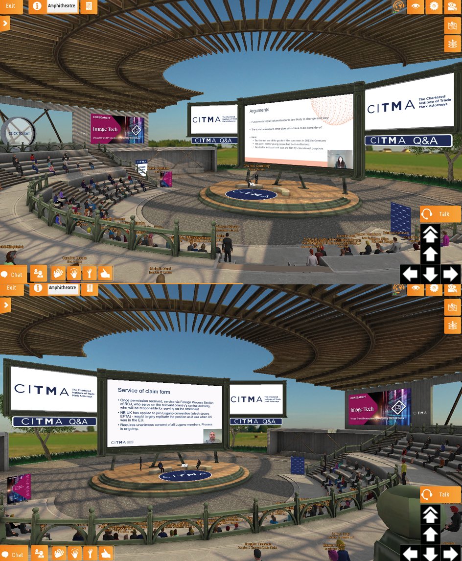 hlk_ip's tweet photo. Last Friday Brian Whitehead and Nicole Ockl presented at @CITMAuk's Spring Conference. Even in a virtual world, attendees were able to network with delegates and speakers, navigate around the conference and interact with exhibitors.

#SpringCITMA #trademark #intellectualproperty https://t.co/AMQWgkFCqr