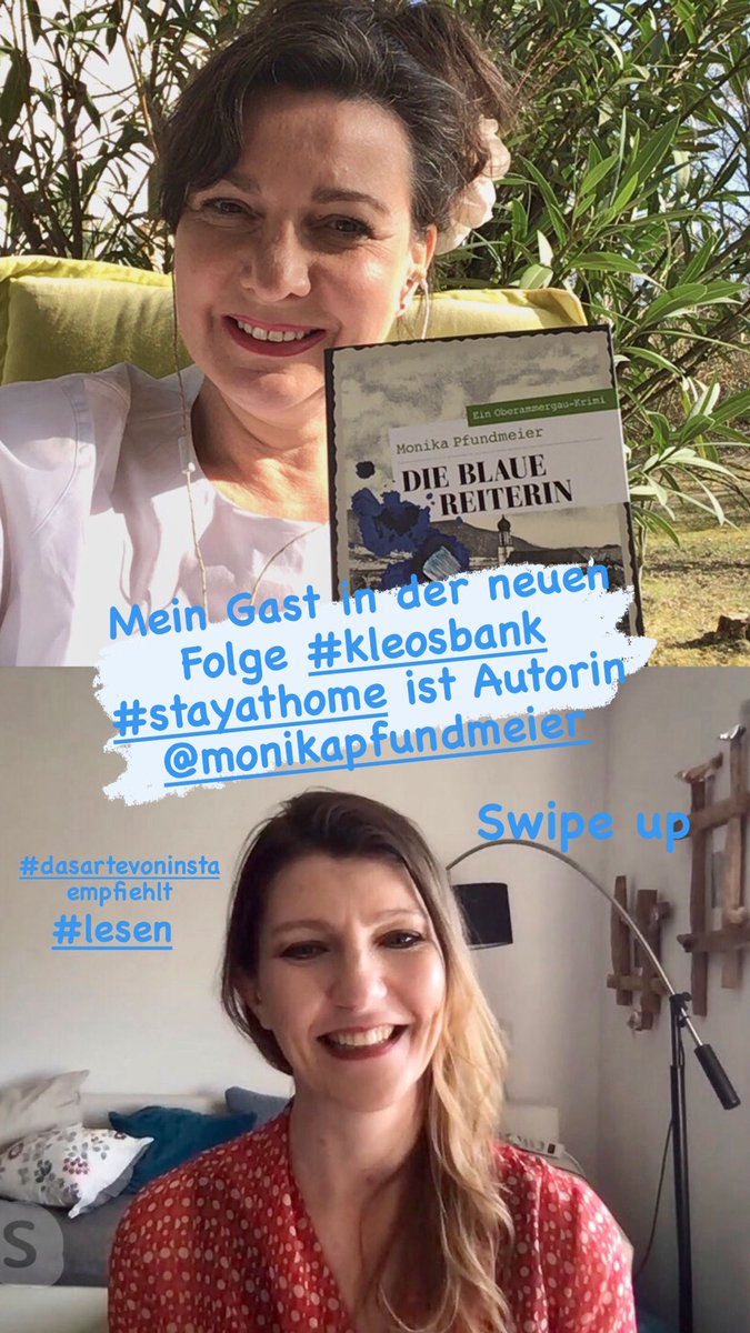 BukKluger's tweet photo. Klickt rein auf #igtv Interview mit #autorin #monikapfundmeier #blauerreiter #oberammergau https://t.co/2lzr2Cj51X