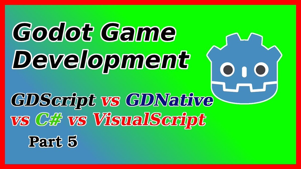 Gdnative GDScript vs GDNative Vs C# Which one to pick!?!?!? https://t.co ...