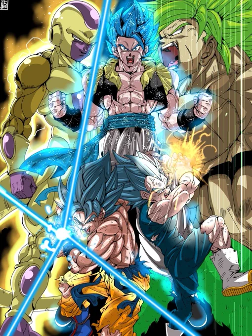 『ドラゴンボール超ブロリー』
←リメイク前リメイク後→
もうね。リメイク前の絵はね。出す前はこれは格好良いからめっちゃ伸びると思って出したんですよ!全然でしたけど笑、…恥ずかしい話ですw今見たらゴジータと悟空酷い?めちゃくちゃ気合い入れて描き直して正解でした!ただブロリーが心残り… 