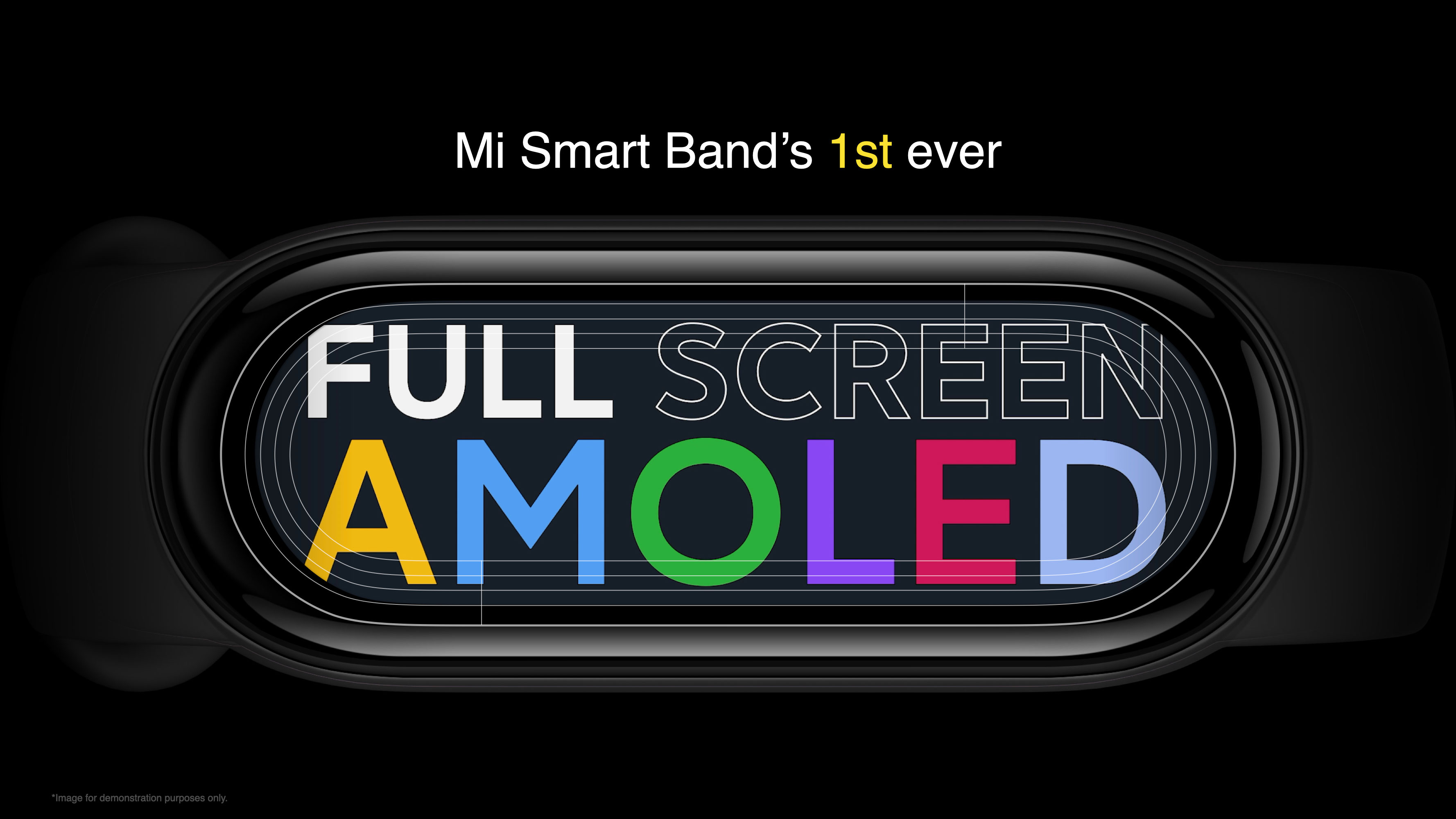Mi Smart Band 6 vai contar com uma tela full screen Amoled!