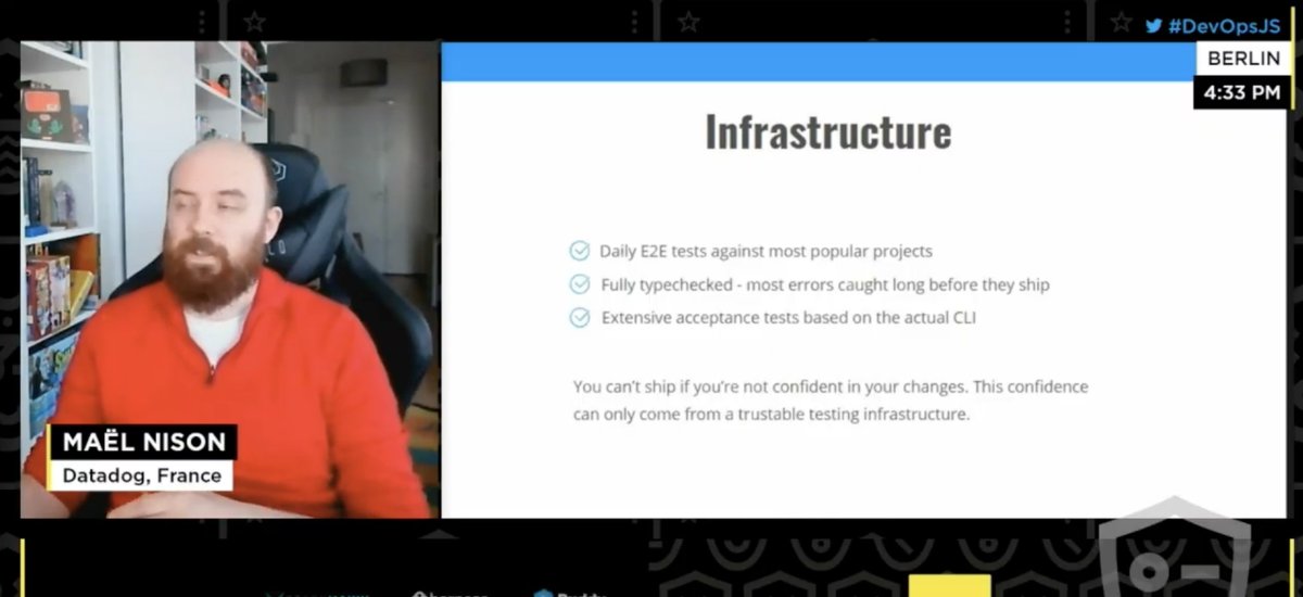 Somsubhra1CP's tweet image. #DevOpsJS Conference ➡️ @yarnpkg in depth 

@DevOpsJS @GitNationOrg 
#DevOpsJS #yarnpkg #devops #javascript