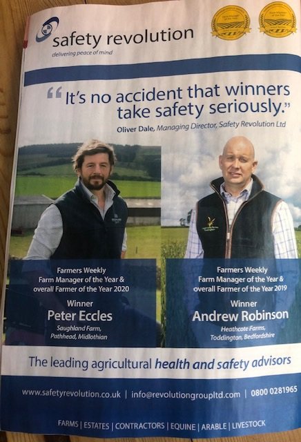 SafetyRev's tweet photo. Big thanks to @FarmersWeekly for our spread in last weeks magazine! https://t.co/t3qp8jru0g