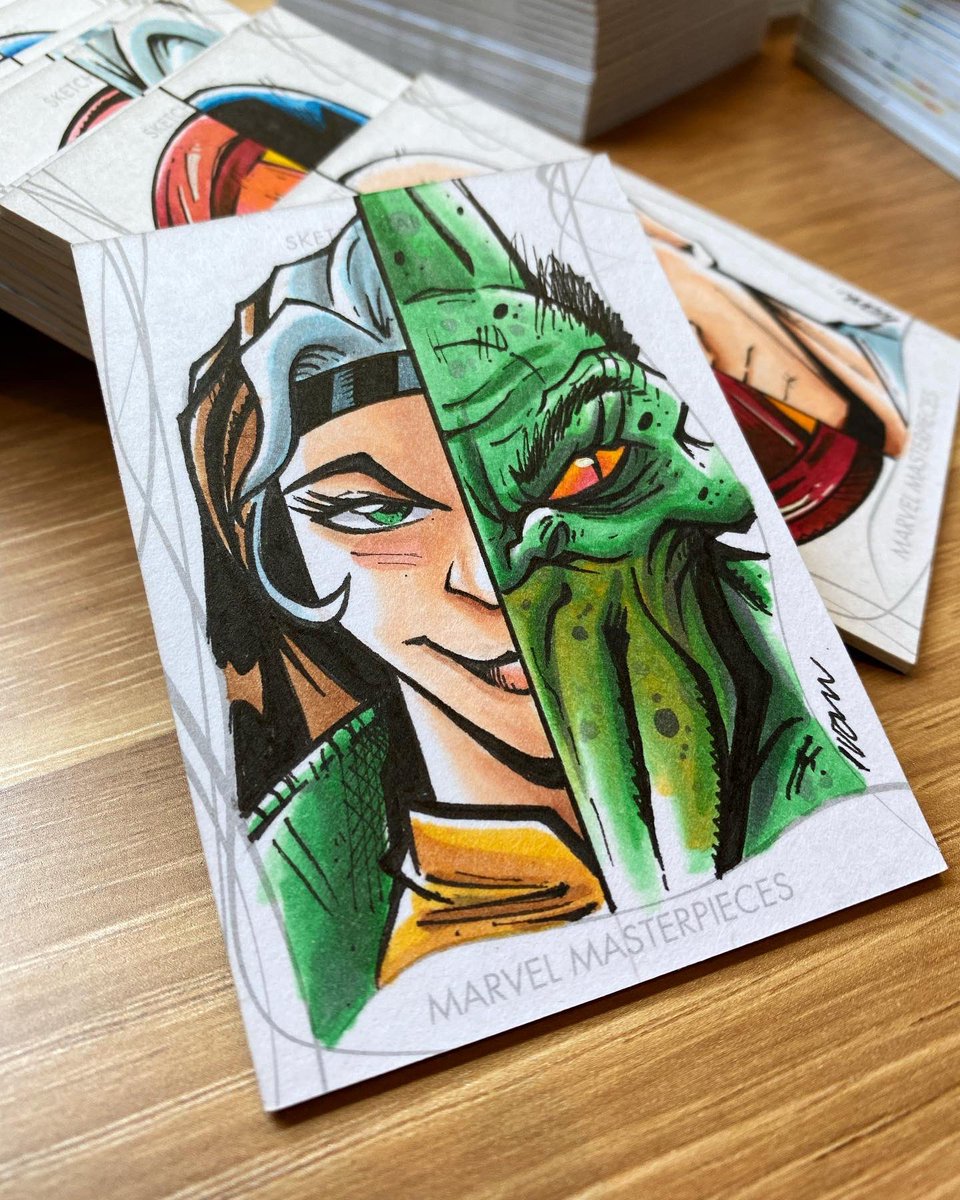 ivanrdgzart's tweet photo. X-Men variants for @upperdeckent MM2020
❌
#marvelmasterpieces #marvel #xmen #rogue #bishop #sauron #stryfe #tradingcards #upperdeck #sketchcard #marveltradingcards #marvelcards #sketchcards #cardcollector #sketchcardartist #enjoycollecting #upperdeckmarvel #tradingcardfamily https://t.co/GKAcb1Zpnt