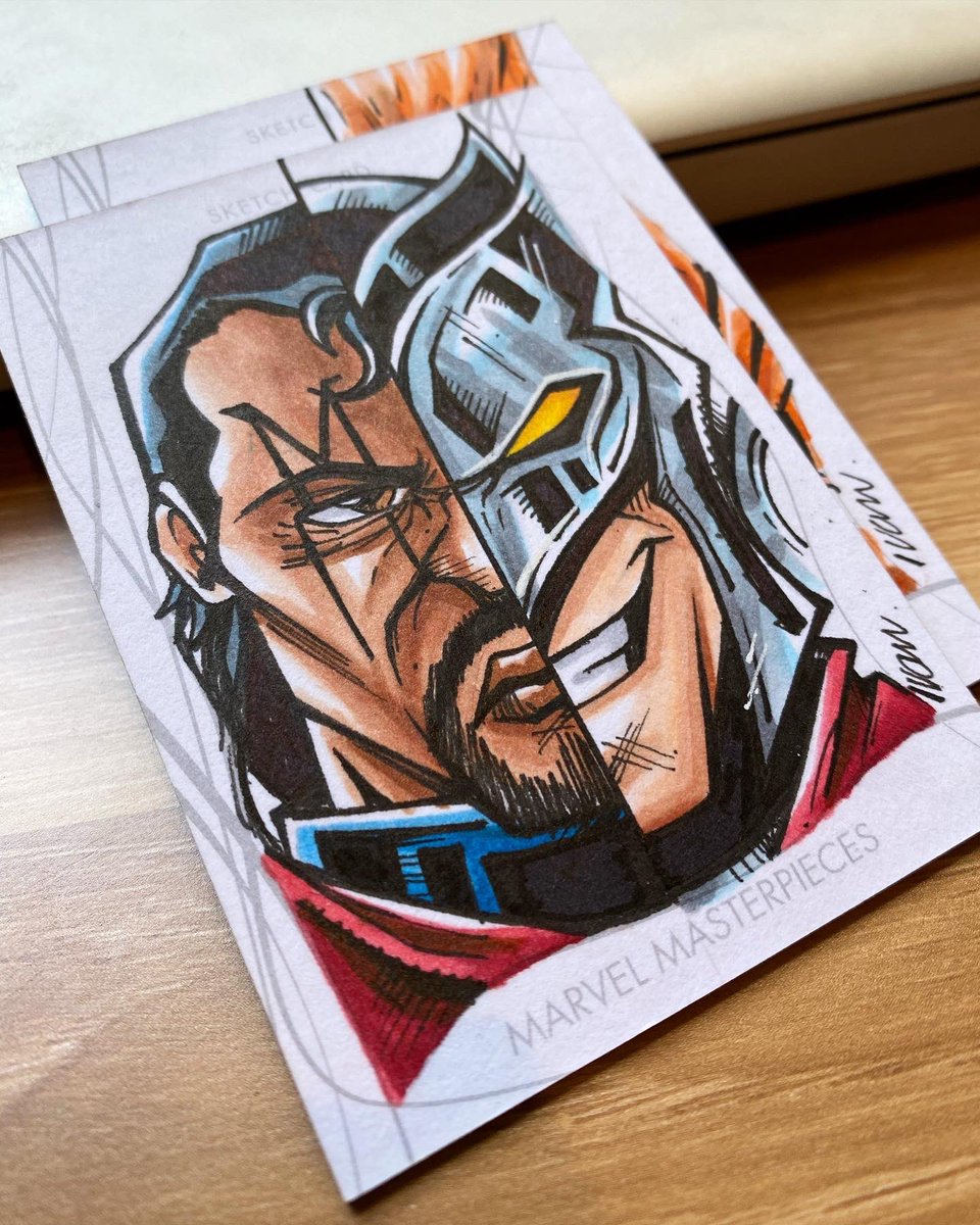 ivanrdgzart's tweet photo. X-Men variants for @upperdeckent MM2020
❌
#marvelmasterpieces #marvel #xmen #rogue #bishop #sauron #stryfe #tradingcards #upperdeck #sketchcard #marveltradingcards #marvelcards #sketchcards #cardcollector #sketchcardartist #enjoycollecting #upperdeckmarvel #tradingcardfamily https://t.co/GKAcb1Zpnt