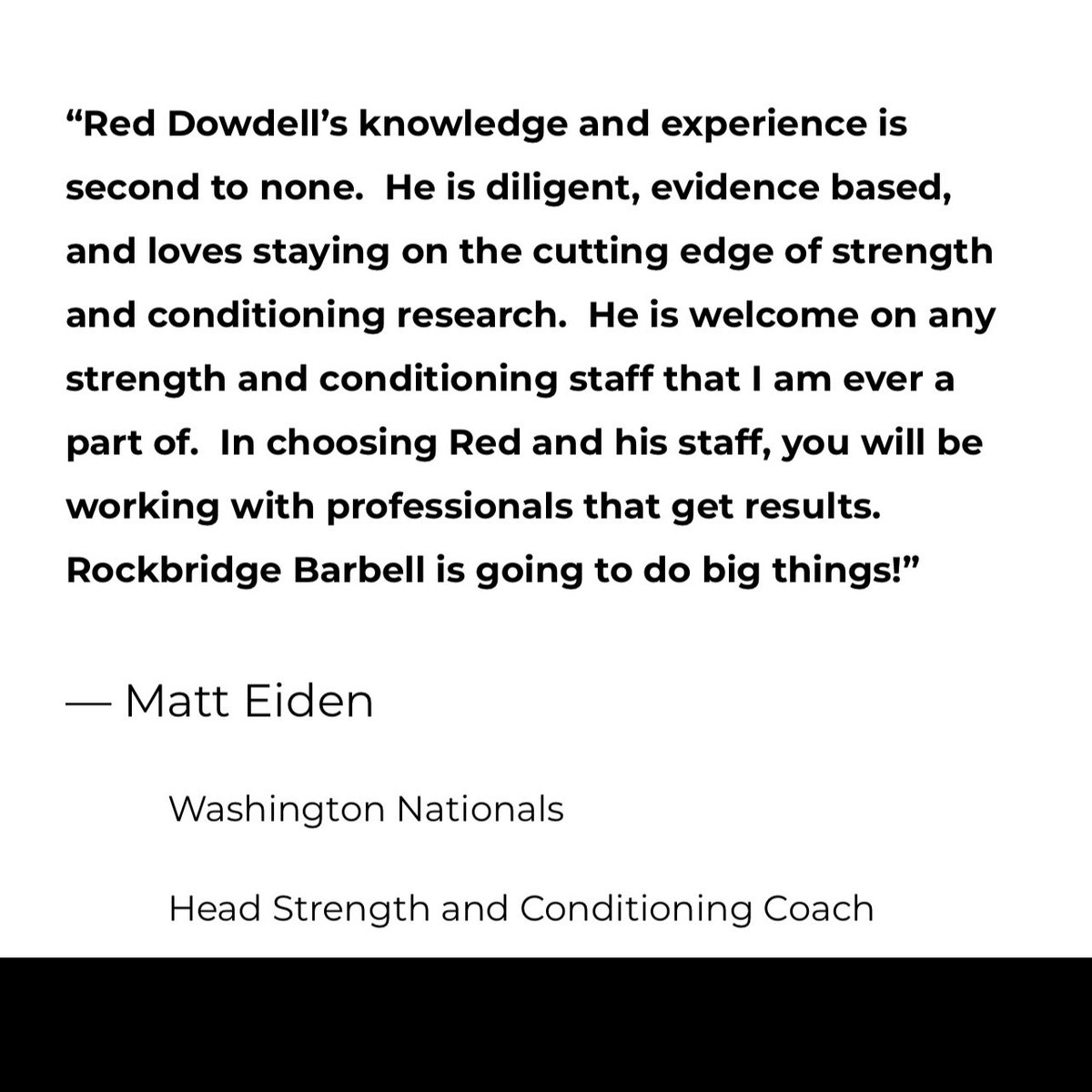 rb_barbell's tweet photo. Thank you, Matt, for the kind words!  We are grateful for your mentorship and friendship.

#RB https://t.co/O1XBGmI59L