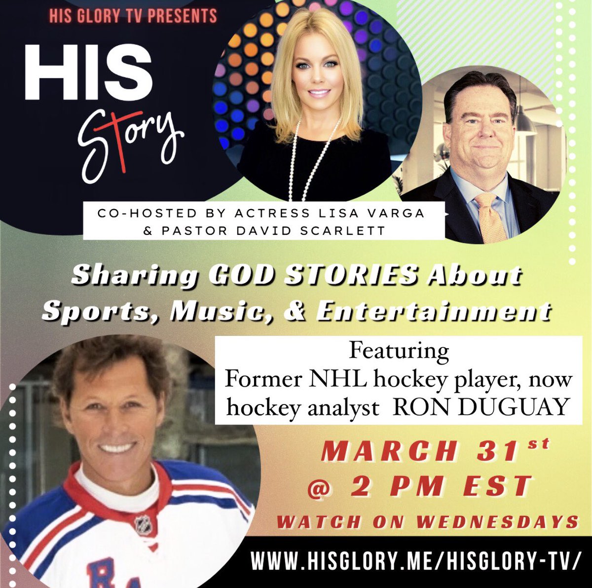 TheLisaVarga's tweet photo. Hey @Joe_Gatto @MPullano @theDerekD @PBRpod Remember this show back in the day! I miss NYC and all my NY Rangers friends. Tune in this Wednesday, March 31st at 2pm EST to see @NYRangers Legend and hockey analyst @RonDuguay10 on “HIS Story” #LGR @WeBleedBlueNYC @4EverBlueshirts https://t.co/d77d00m5iJ