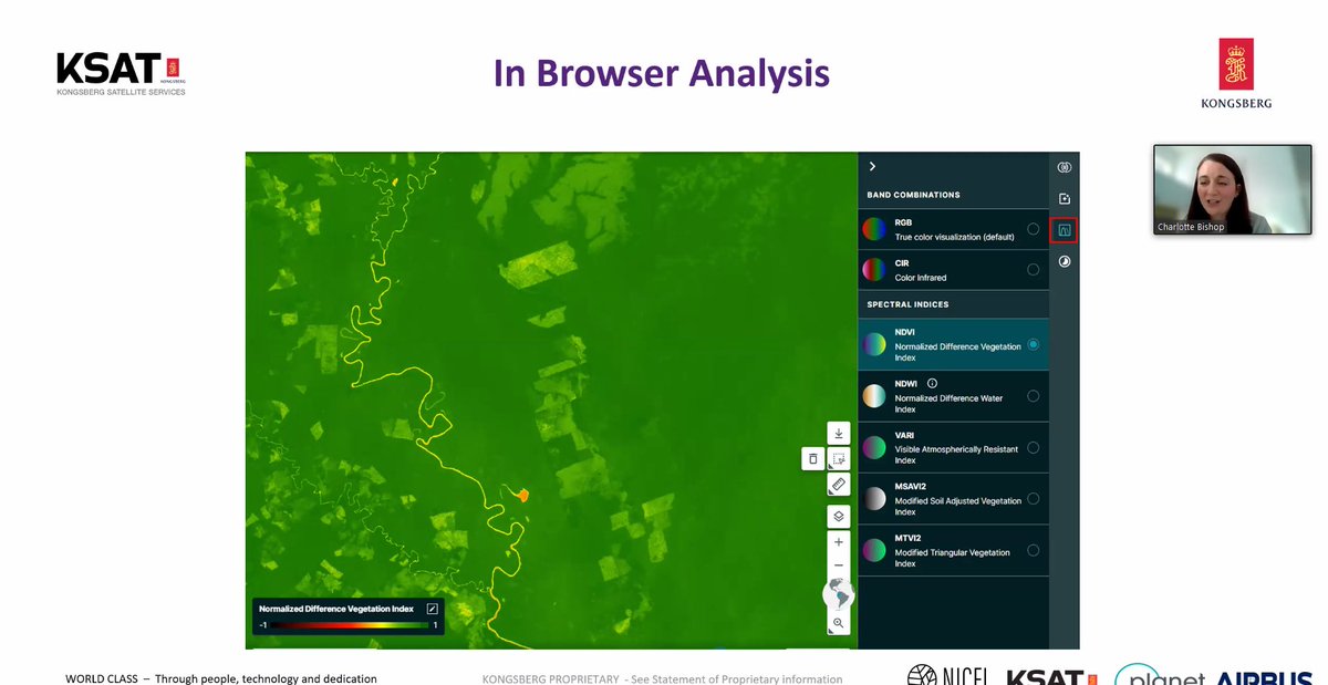 BzGEO's tweet photo. DYK that you can also manipulate the visualizations of the new @PlanetLabs public mosaics and add on related vegetation indices like #NDVI and #MSAVI2? 🤔 KSAT's @CharlieBishop84 illustrated how. #EOchat
https://t.co/ZKQfMuTclF https://t.co/WkIvOto0zJ
