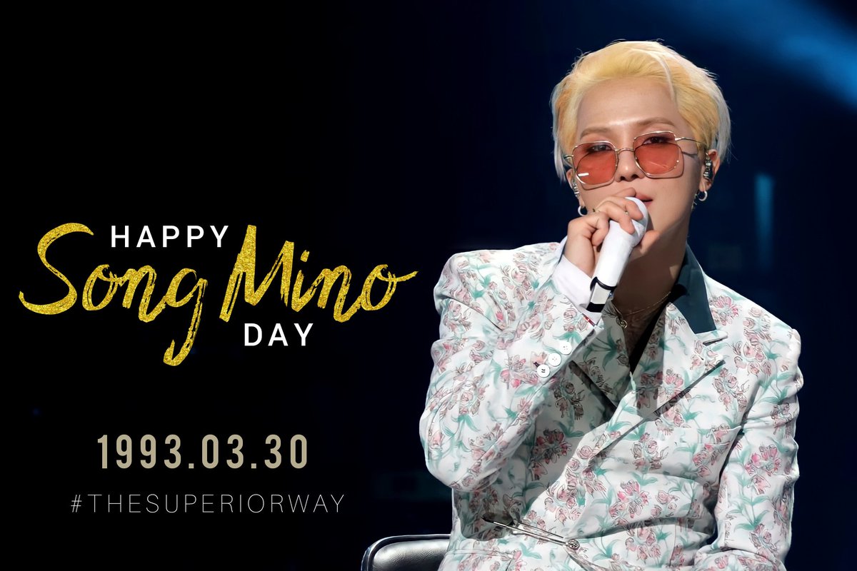jiyong_mino's tweet photo. Happy Birthday to this superior artist - Song Mino!

#LoveAndAMinoDay
#3월30일미노별이찬란
#TheSuperiorWay
#MINO @official_mino_ https://t.co/z2xfPKl4qV