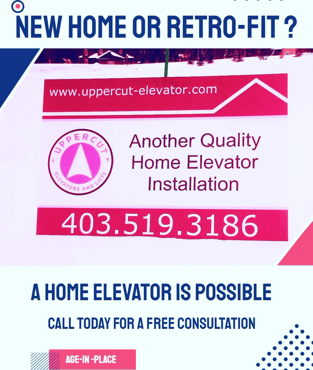 UppercutAndrew's tweet photo. New home construction or a retrofit-we can help!
#elevators #elevator #edmonton #calgary #yeg #yyc #yychomes #yeghomes #ageinplace #luxury #accessibility https://t.co/F9dr5U1iKU