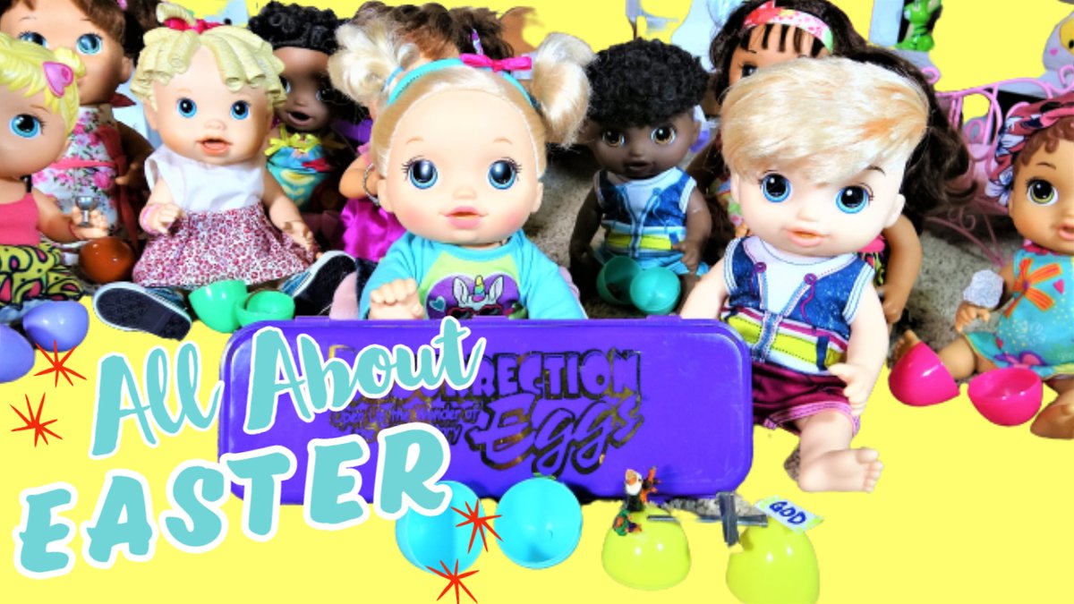 Why do we even celebrate Easter??? Baby Alive Abigail Learns the Story of Easter with Resurrection Eggs youtu.be/gFQMvbTwudQ via @YouTube 

#babyalive #resurrectioneggs #thestoryofeaster #easter #resurrection