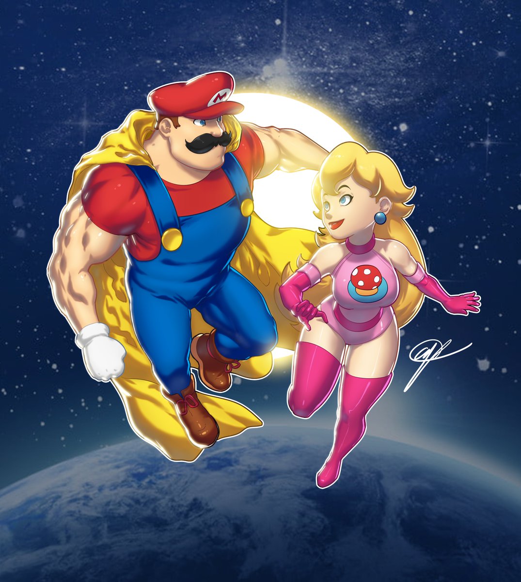 Super Mario and Super Peach, finished!