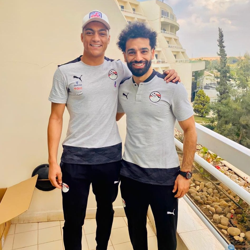 مصطفي محمد على مقاعد بدلاء مصر أمام جزر القمر ️