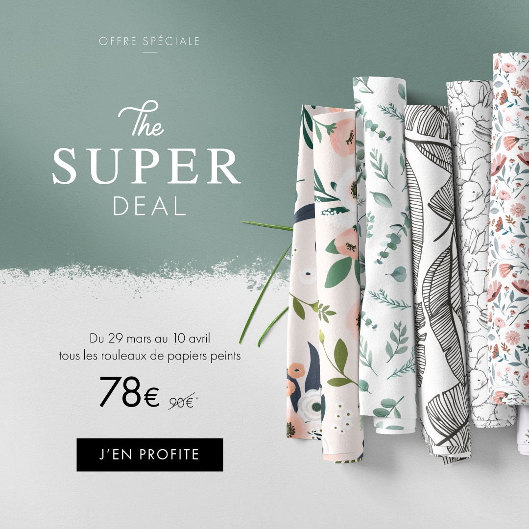 Lilipinso's tweet photo. The Super Deal : tous les rouleaux (10m) de papiers peints à prix canon ! -> https://t.co/v4xufP83SA https://t.co/cMRBOLgTyK