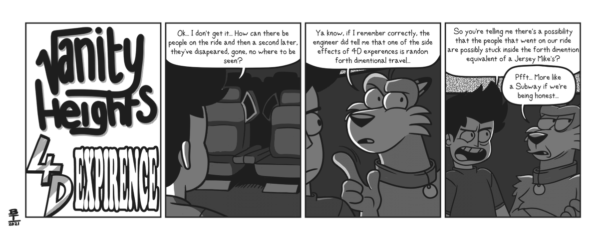 It's time for this year's round of Vanity Heights Fanfare! Doing things a bit differently this year and putting a bunch of comics into single tweets to make the uploads less annoying.