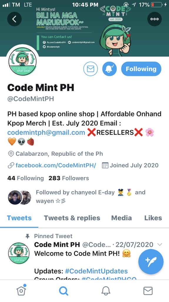 Aerie148522's tweet photo. @CodeMintPH Thank you 💗💗💗
@soo_ron @kisstel @Cloud65561477
@weareoneEXO #CodeMintPHGA https://t.co/OHOuyj3sbH