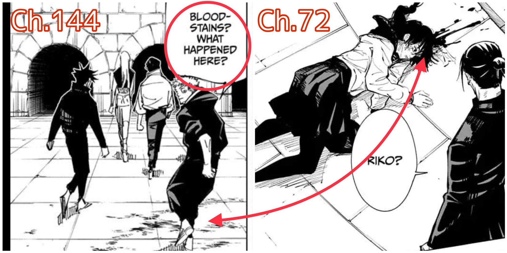 Kyle Anime Scouter Ch 144 And Ch 72 Are Paralleling They Contain Similar Scenes Each Other And 72 Is Half The Number Of 144 So The Things Are Going Around Just Like
