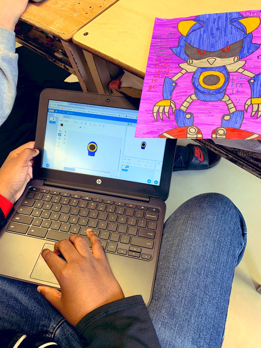 MrsGoncalves20's tweet image. My students are doing an incredible job creating replicas of the robots that they designed and coding them to do different things #codingwithscratch #subprograms #functions #mathfun @JPRobartsRams