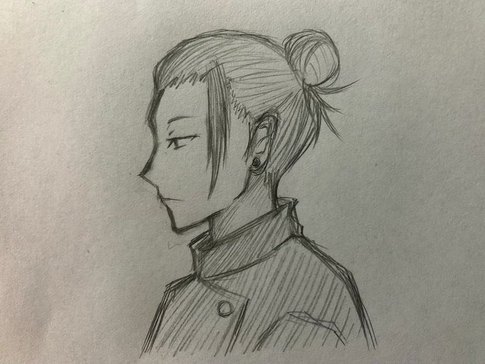 夏油傑初らくがき✏️ 