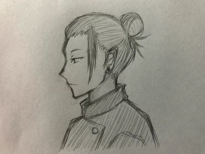 夏油傑初らくがき✏️ 