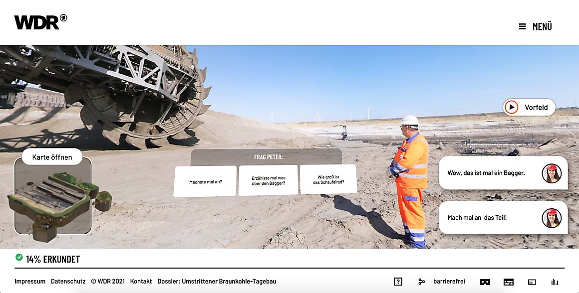 CommArts's tweet photo. WEBPicks: This web documentary by @kubikfoto and WDR offers visitors a 360-degree tour of an open lignite mine in Germany’s Hambach Forest. https://t.co/vMMZRc99g5
#WEBPICk #website #interactive #design #webdocumentary #lignitemine https://t.co/UF4SW1lsrv