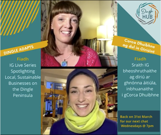 Delighted to listen back <a href="/DingleHub/">Dingle Hub</a> in conversation with #sustainable business <a href="/fiadhwoven/">Fiadh</a>. Some really interesting insights on the #craft of weaving and starting your very own craft #business. Next up is <a href="/BeaninDingle/">BEAN IN DINGLE</a> on Wednesday 7pm.

<a href="/DinglePeninsula/">Dingle Peninsula Tourism</a> <a href="/DCCIreland/">Design & Crafts Council Ireland</a> <a href="/brownthomas/">Brown Thomas</a>