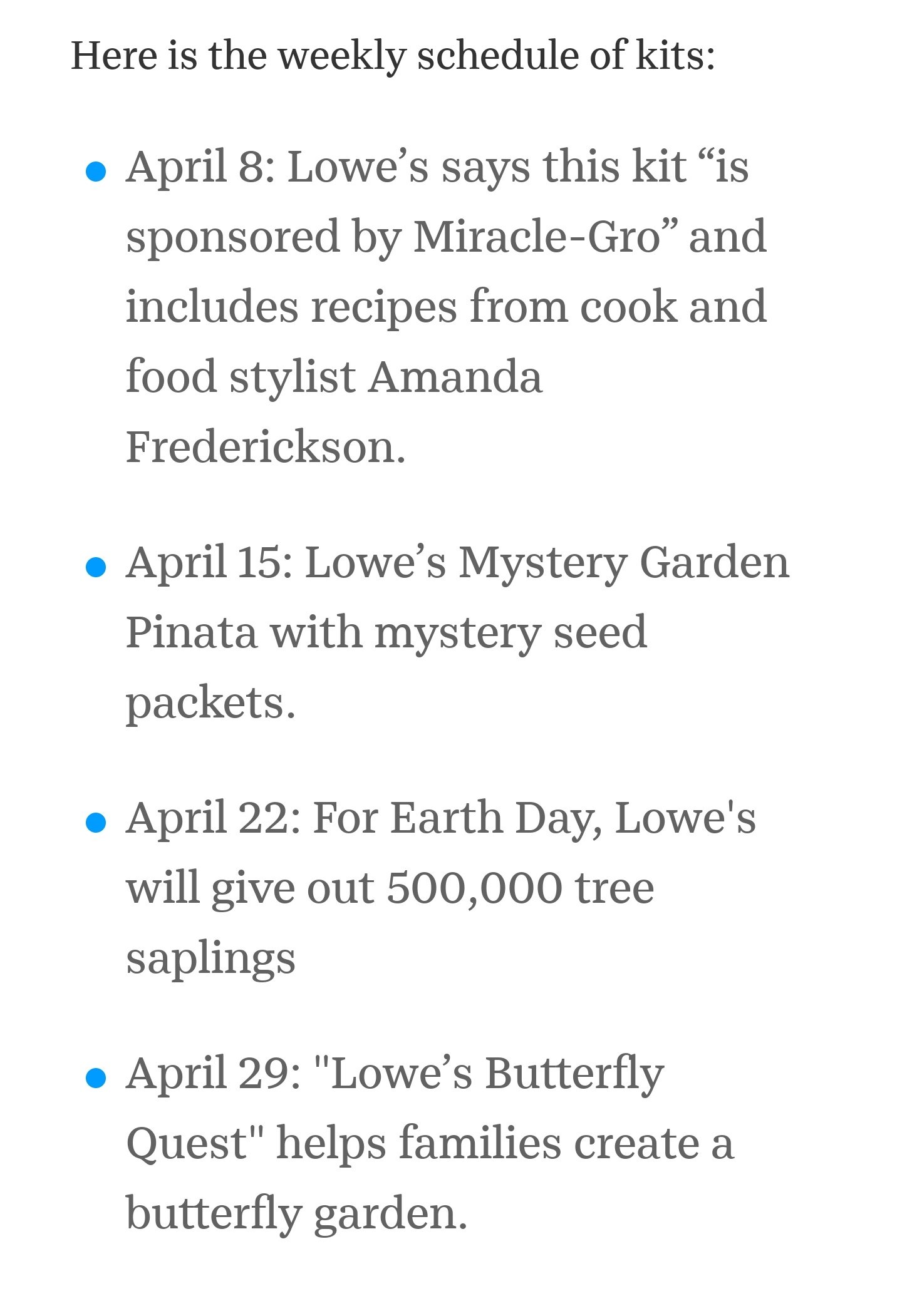 Lowe S On Twitter Our Springfest Celebration Is Right Around The Corner Thanks To Usatoday You Can Learn More About Our Free Curbside Garden To Go Kits All The Ways We Re Making Spring Fun