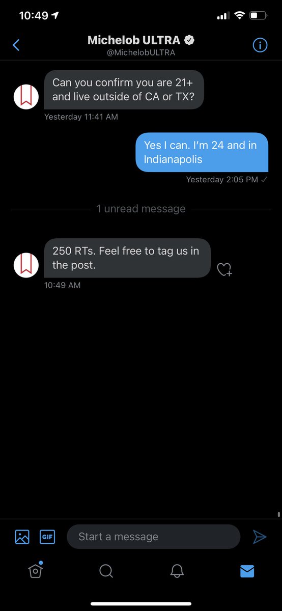 KrzywonosJoey's tweet photo. Alright y’all, I need 250 retweets to get me some @MichelobULTRA swag. Y’all know me and it’s pretty much the only thing I drink... so help a guy out! https://t.co/REhWkwyfRW