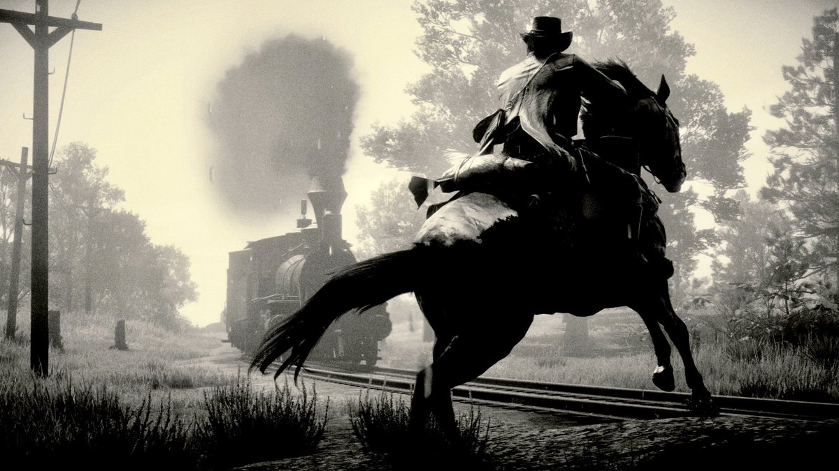 Narrow escape!!💥🚂

#ArthurMorgan 
#RDR2⁠⁠ #RedDeadRedemption2 
#SnapArtCrew #SantaMuerteGang 
#VGPUnite #PhotoMode 
<a href="/RockstarGames/">Rockstar Games</a>