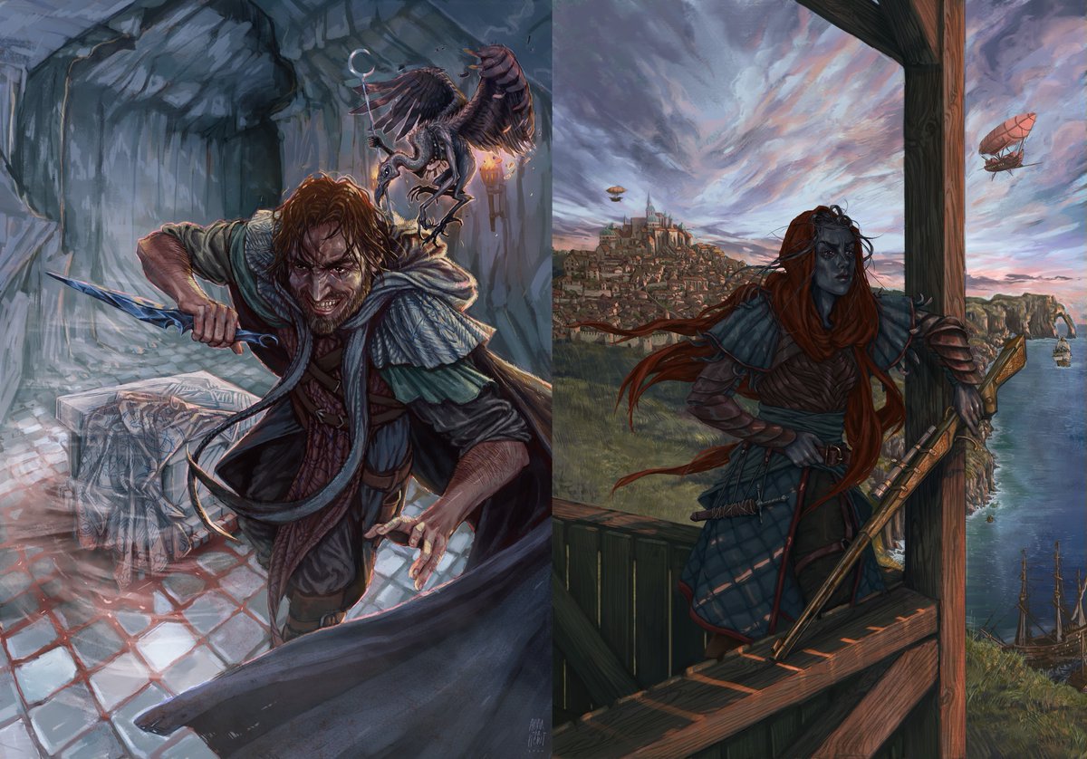 EyeOfTheNewt's tweet photo. hi #VisibleWomen #VisibleNonbinary I'm Newt, a queer artist working mainly in fantasy illustration!

Im open for work on TTRPG projects, book covers, and other illustration/concept art work this year.

portfolio: https://t.co/4OiWFm6qXf
socials: https://t.co/O2WFgnkGID https://t.co/33hftGrYsE