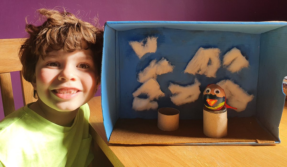 Tink6788's tweet photo. Harrison's Easter Egg entry
He wanted to make a superhero so made 'Egg'Man! π₯π¦Έ
@HartleyBrookPri
#HBeaster https://t.co/YMTyd2u30K