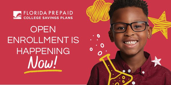 Help make your child’s future a success by saving for college now.

See how with our partner <a href="/FloridaPrepaid/">Florida Prepaid</a>: bit.ly/3bPKXFb. Use promo code DUVAL21 to save!
