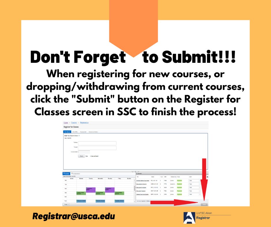 #USCAiken #Registration