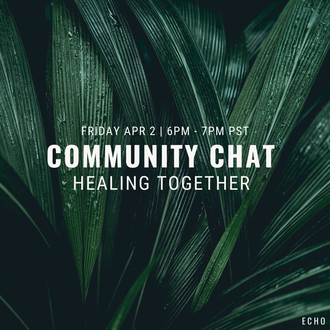 In light of recent events, we will be taking some time to check in with each other, share perspectives, and facilitate a space in which we can heal together.

RSVP here: fb.me/e/1cA8Q8Jbg