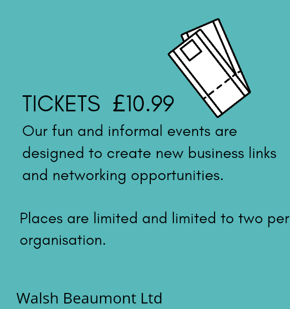 Walsh Beaumont is please to announce we are planning our Walsh Beaumont Connect networking event for this September. Expression of interest 4 anyone wanting 2 be at the inner circle table members will get a 4 minute pitch at the event.
#networkingevent #connectingbusiness