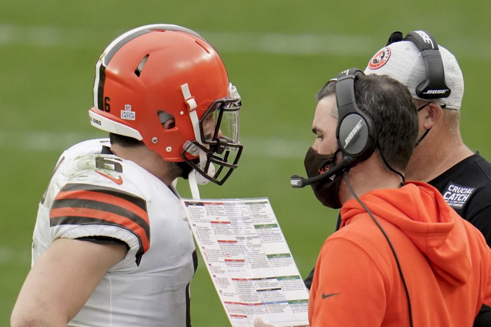 karnsies817's tweet photo. Hue Jackson "I didn't spend a lot of time with Baker Mayfield. We had a QB coach and a coordinator."

Kevin Stefanski: https://t.co/y6CZIvxms9