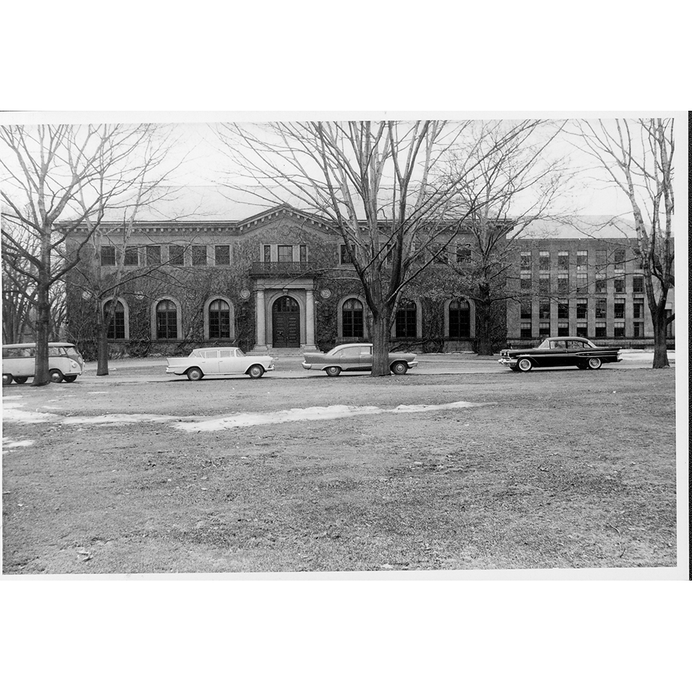 archivalagents's tweet photo. Today’s the day! #NewNeilson Library is open. Learn about building access, item pickup, services, and more [LINK]: https://t.co/wC3ur7pHv0. Enjoy this look at Neilson today and yesterday (1961 to be exact.) (1/3) https://t.co/sw0VVyzhL6
